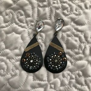 Black earrings